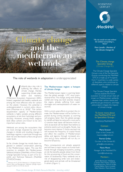 Climate change and Mediterranean wetlands | MedWet